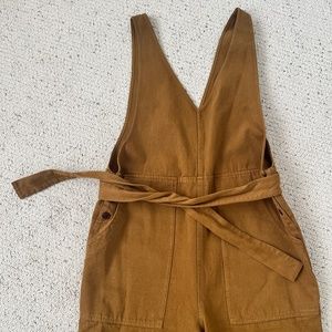 Alex Mill belted overalls khaki size medium